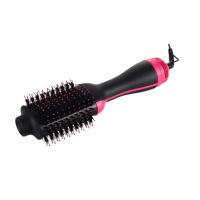 Brosse professionnelle portable de beauté, nouveau design, mini peigne rotatif et sèche-cheveux, pour la maison ou les voyages, vente en gros,