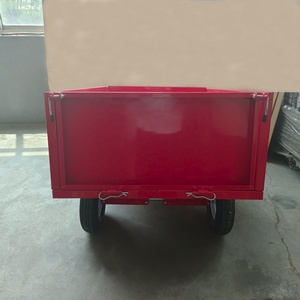 Remorque utilitaire de jardin personnalisable OEM ATV/UTV remorquage derrière le chariot à benne basculante avec structure de plate-forme latérale amovible - Product Image 5