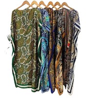 Promotion 2024 Robe en Soie Créative pour Femme, Robe Ample et Élégante pour Femme, Abaya Décontractée pour Femme, Fournisseur en Gros