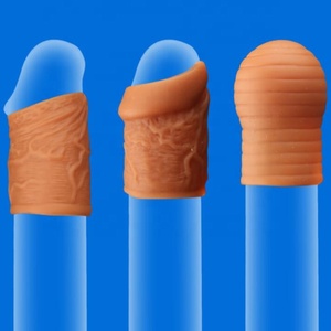 Extensible en silicone gland manchon prolongateur de pénis élargissement retard - Product Image 6