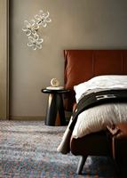 Applique murale moderne à LED avec prisme en verre K9, idéale pour les couloirs de chambre à coucher