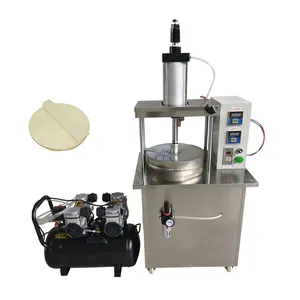 Máquina comercial automática para hacer pan de pita Roti, máquina para hacer taco Roti, máquina coreana para hacer tortitas