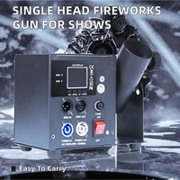 Pistolet à effets spéciaux portable en plastique à tête unique pour spectacle de feux d'artifice, art floral, bombes, ambiance de bar et effets de scène