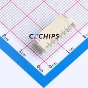 HCZZ0451-7 Wire-to-Board Pin Header SMD,P=2mm,Horizontal Mount Connector 1x7P 2mm Horizontal Mount PH - Product Image 2