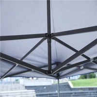 Tente pliante de type gazebo, imperméable, robuste, disponible en plusieurs tailles pour les événements en plein air et les salons professionnels