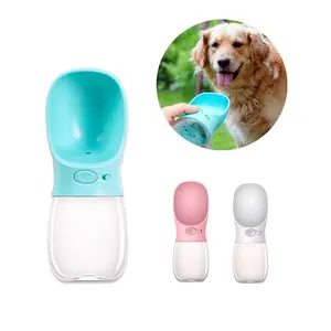 Bouteille d'eau Portable pour chiens et chats, pommeau de voyage, 350ML, pour animaux domestiques, chiots