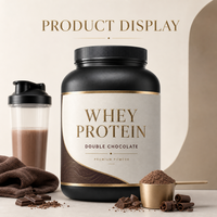 Poudre de protéines personnalisée OEM pour augmenter la croissance musculaire, saveur personnalisée, 2 lb, isolat de protéines de lactosérum Gold Standard au chocolat