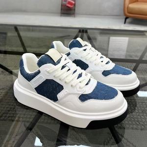 Chaussures décontractées bleues sur mesure de créateur haut de gamme, antidérapantes, confortables, élégantes et polyvalentes pour hommes - Product Image 4