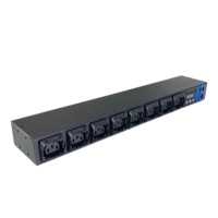PDU intelligent 220V 10A C13 Clip-Lock 8 prises Contrôle minuterie Protection contre les surtensions MQTT Modbus pour systèmes d'automatisation industrielle
