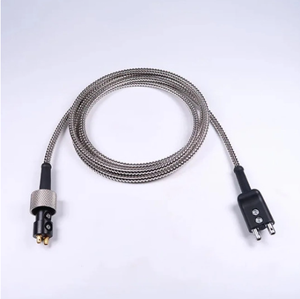 TMTeck ผลิตสายเคเบิลหุ้มเกราะคู่ C123 หัววัดอุณหภูมิสูงสำหรับหัวทรานสดิวเซอร์/หัววัดอัลตราโซนิก DA590 - Product Image 2