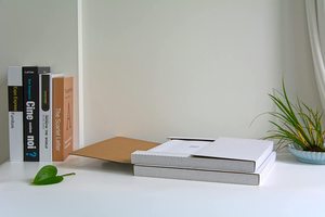 Hộp Thư Màu Trắng Tùy Chỉnh Hộp Album Các Tông Dễ Gấp Hộp Quà Tặng Gấp Phẳng Cho Doanh Nghiệp Nhỏ Đóng Gói - Product Image 6