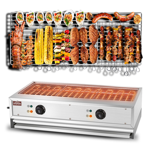 Parrilla de barbacoa portátil de acero inoxidable sin humo eléctrica comercial para restaurantes y tiendas de barbacoa 2025 nuevas tendencias - Product Image 2