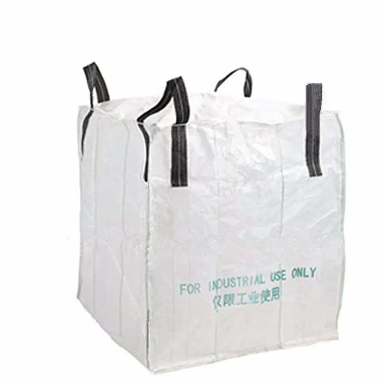 EGP Super Sack Big Ton Bulk Packaging Jumbo Bag Skirt Factory Virgin PP Food Grade Accept Customized Logo Printing Top Full Open