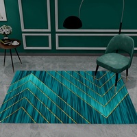 Nordischer Stil Abstrakter Geometrischer Muster-Teppich mit Niedrigem Flor für Wohnzimmer Modern