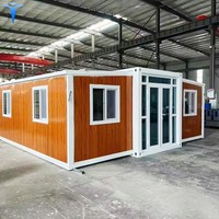 Maisons préfabriquées australiennes standard de 3 chambres, 60 m², nouveau design, conteneur extensible de 20 pieds ou 40 pieds, maison préfabriquée, logement annexe