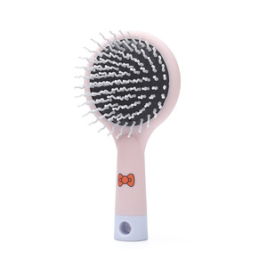 Hochwertige Mini Cartoon Airbag Kamm Massage Haar bürste Home Cute Luftkissen Kamm mit Spiegel - Product Image 6