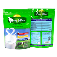 Sachets Doypack Verts Brillants en Nylon Personnalisés avec Fermeture Ziplock, Anti-humidité, Qualité Alimentaire, pour Jus, Lait en Poudre, Sucre, Liquides