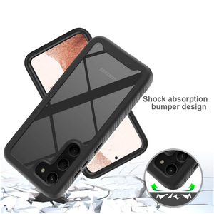 <span class=keywords><strong>Coque</strong></span> de téléphone en tpu pc pour <span class=keywords><strong>Samsung</strong></span> Galaxy S23 S23 Plus Ultra Fundas combo couvertures arrière de téléphone antichoc - Product Image 1