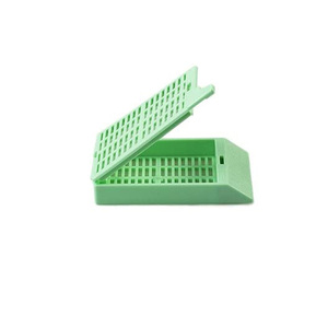 Disposable <b>Plastic</b> Pom Pink White <b>Strip</b> Embedding Cassette For Lab Use - Product Image 3