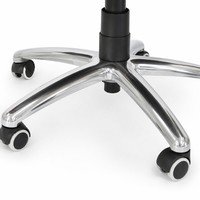 Chaise de bureau de direction à dossier haut en cuir PU rouge, pivotante et inclinable, avec repose-pieds
