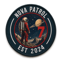 Patch de Mission Spatiale Personnalisé, Motif Astronaute, Broderie Thermocollante pour Veste, Casquette, Sac à Dos – Prix Usine en Gros