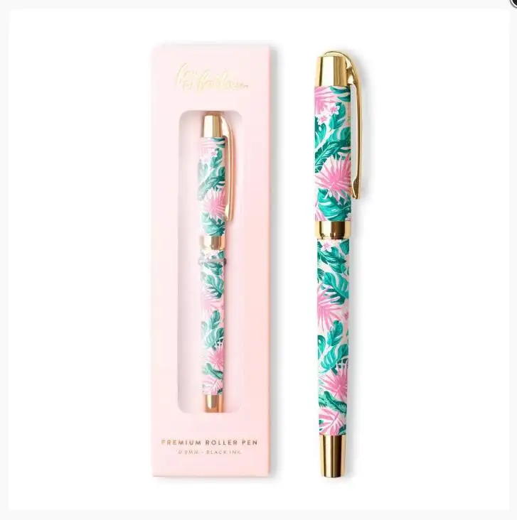 Stylo personnalisé pour motif de couleur en stylo d'impression complet avec forme de stylo à bille