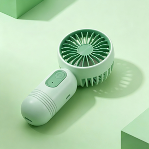 Mini Ventilatore <span class=keywords><strong>Portatile</strong></span> USB a 3 Velocità, Ideale per Campeggio, Auto, Viaggi all'Aperto e Hotel, Leggero e Molto Apprezzato - Product Image 2
