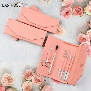 Professional 6-Piece Makeup Set for Eyebrow Grafting & Eyelash Extension Stainless Steel Precision Scissors Tweezers Pointed Tip - Product Image 5