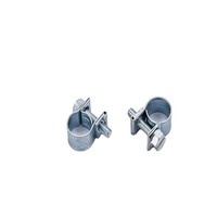 Mini-colliers de serrage en acier inoxydable/acier au carbone, à vis, personnalisés, en zinc naturel