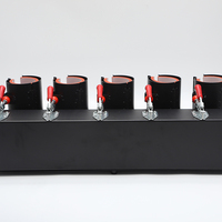 Machine de Presse à Tasses 5-en-1 à Commande Unique, Presse à Chaud Numérique pour Sublimation de Tasses Personnalisées 11 oz