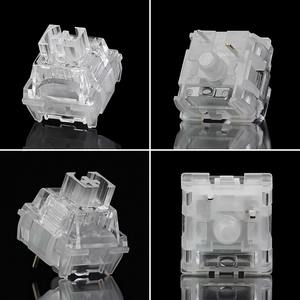 TTC สวิตช์แช่แข็งสวิตช์ V2 3Pin แบบเงียบสวิตช์เชิงเส้นแบบ RGB โปร่งใสเต็มรูปแบบคีย์บอร์ดเล่นเกม MX SWITCH MIDI อุปกรณ์ DIY - Product Image 5