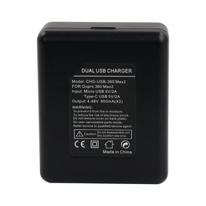 <span class=keywords><strong>Chargeur</strong></span> de batterie en ABS de haute qualité pour 360 Max 2, étui de charge rapide à <span class=keywords><strong>double</strong></span> port (<span class=keywords><strong>chargeur</strong></span> uniquement) - Product Image 2