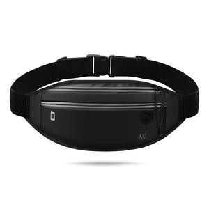 Sac de ceinture multifonctionnel en cuir PU imperméable personnalisé en gros, nouveau sac de sport de plein air, ceinture de course à pied, sacs de jogging - Product Image 1