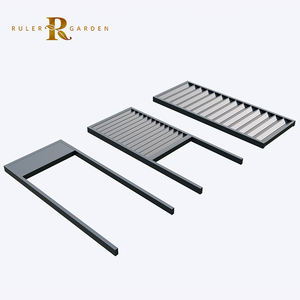 Alüminyum açık Gazebo çatı gölgeliği konut yüzme havuzu Sunroom kış bahçesi çatı yalıtımlı geri çekilebilir deklanşör gölgelik - Product Image 2