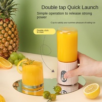 Extracteur de Jus Portable Multifonctionnel Centrifuge pour Fruits et Légumes, Rechargeable USB 40W, Manuel d'Utilisation en Anglais, pour Voitures et Utilisation Transfrontalière