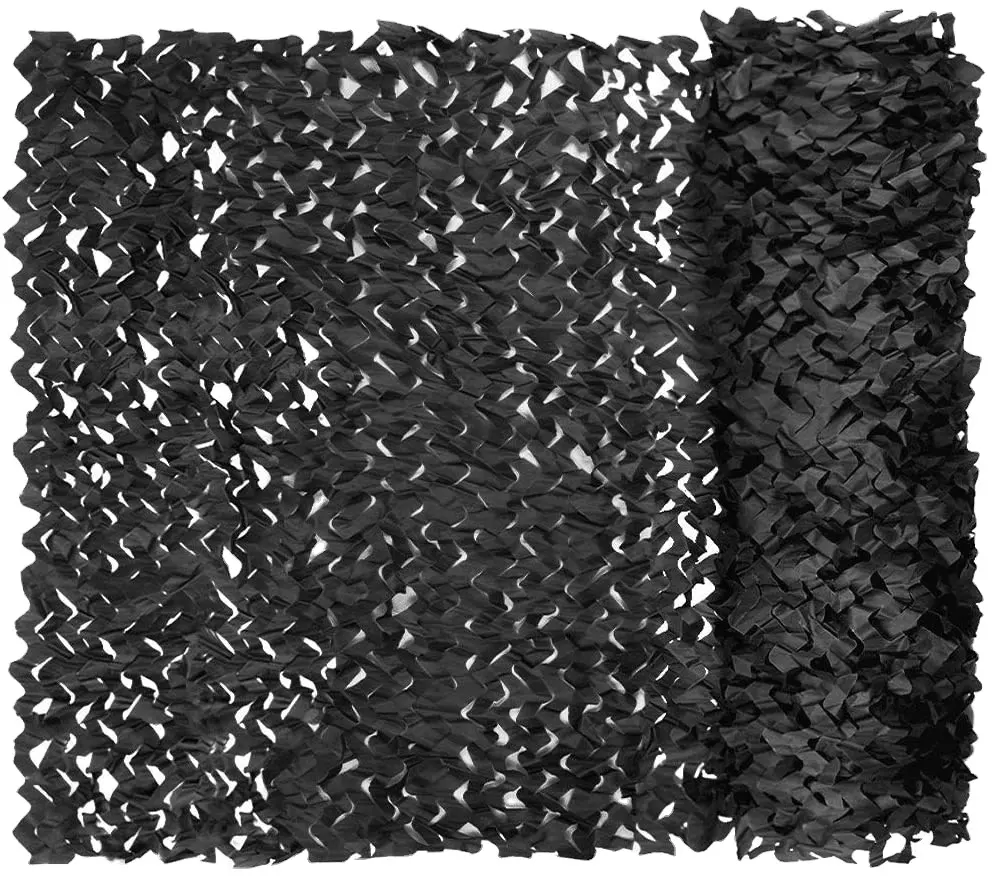 Autumn Winter Multi-farben 150D 4.92x16.4 ft 1.5*5m Black Camo Netting für Camping Military Shooting Blind Party Decoration