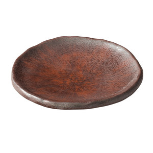 Assiettes rustiques en mélamine rondes de couleur unie pour les plats chauds, les barbecues, les collations et les plats froids - Product Image 5