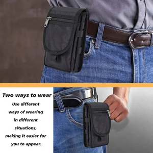 Bolsa de Cintura Resistente para Hombre, para Senderismo, con Espacio para Teléfono Inteligente, Porta Celular Táctico, Venta al Por Mayor - Product Image 4