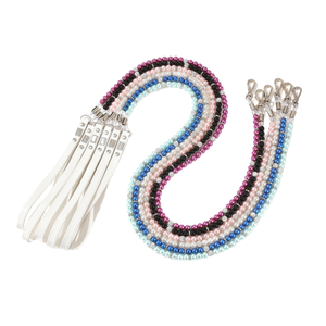 Ensemble collier et laisse pour chien classique et tendance avec fermeture à bouton, en plastique écologique solide et décoration en ruban pour petits chiens - Product Image 2