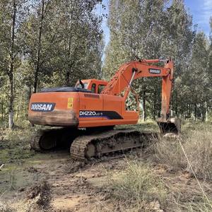 รถขุดมือสอง Doosan Dh220-7 22 ตัน ได้รับการรับรองมาตรฐาน CE รถขุดไฮดรอลิกแบบตีนตะขาบมือสองจากเกาหลี รถขุดขนาดกลางมือสอง - Product Image 2