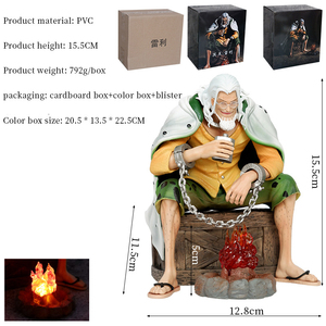 Vendita calda giocattoli modello da collezione bella combinazione di colori PVC luce Anime Figure pezzi di un con personaggi dei cartoni animati - Product Image 2