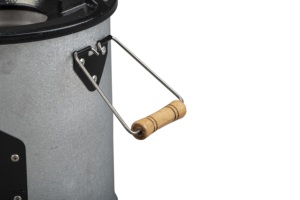 Poêle à fusée en métal galvanisé S24-11 pour la cuisine domestique Poêle à bois portable, couleur changeable - Product Image 3