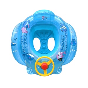 Siège flottant gonflable en PVC pour bébé avec volant, le plus vendu en usine - Product Image 3