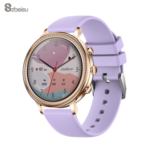 Reloj inteligente V60 de moda para mujer, reloj inteligente con llamadas BT para teléfonos Android e IOS, reloj de pulsera con pantalla táctil a Color para mujer - Product Image 6