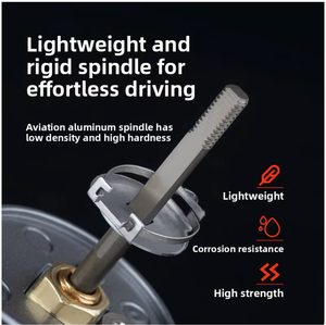 <span class=keywords><strong>Moulinet</strong></span> de pêche léger en carbone pour la pêche au Luya, modèle Pool Blade Viper Head, pour gaucher, spécial <span class=keywords><strong>calamar</strong></span>, flottant, pour la pêche au patinage sur glace - Product Image 4