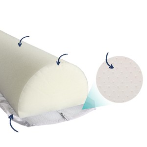 Barandas de Cama de Espuma Personalizadas para Bebés de 1.8 M, Diseño Moderno, Tela de Algodón Puro, Protección Anticaídas, Barandas de Seguridad para Dormitorio - Product Image 5