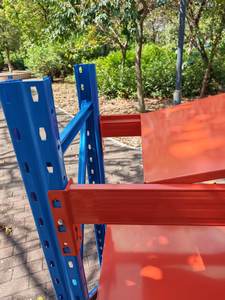 יצרנית מתלה אחסון-3 שכבה כבדה פלדה רשת מחסן מתלה 500 ק "ג 600 ק" ג 800 ק "ג עומס אבקה מצופה קורוזיה - Product Image 5