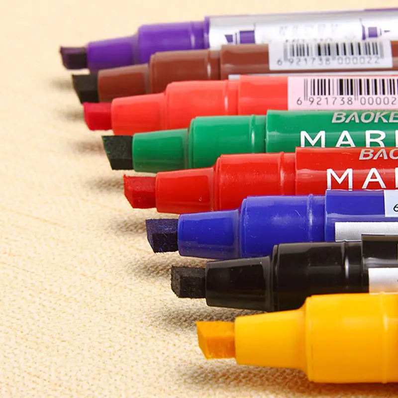 ปากกามาร์กเกอร์ยางรถแบบถาวร12สี,ปากกามาร์กเกอร์ทำสียางรถป๊อปน้ำมันใช้ในอุตสาหกรรม
