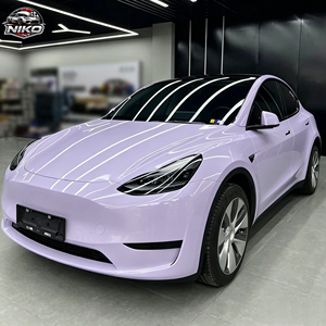 Vinilo Autoadhesivo para Automóviles NIKO Film PET, Color Lavanda Piano, Brillante, PPF, con Efecto Autoregenerativo - Product Image 1