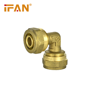 IFAN High Quality Pex Tube Connector Brass Compression Fittings Plumbing Water Pipe Fittings Pex Al Pex Fitting